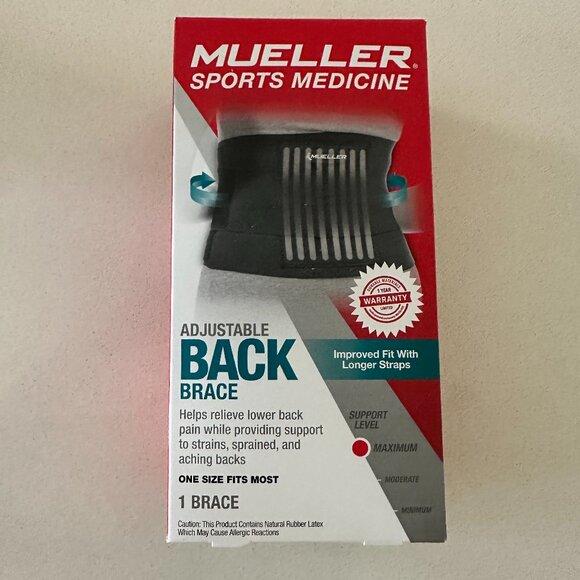 MUELLER Adjustable Back Brace One Size Fits Most - Picture 9 of 10